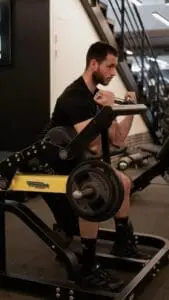 Zone de musculation à SquareGym. 